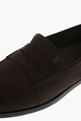 leather suede boat deck shoes