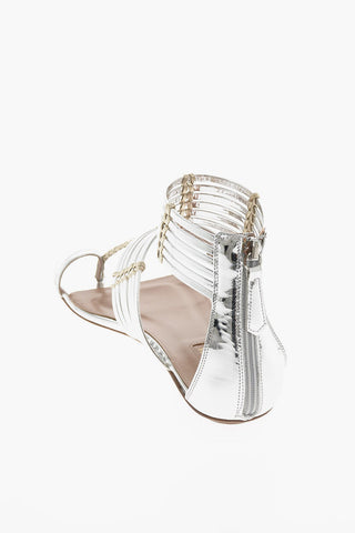 leather RAVELLO key ring Gladiator sandals