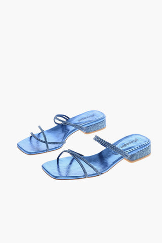 Sandali ADALIA con strass Punta Quadrata