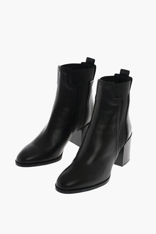 7cm leather Chelsea boots