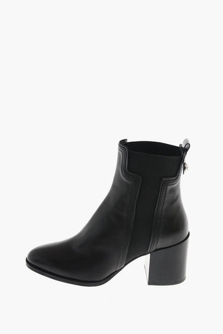 7cm leather Chelsea boots
