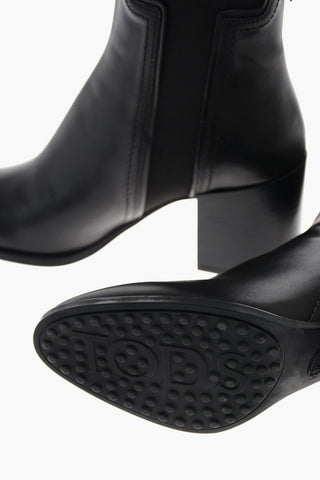 7cm leather Chelsea boots