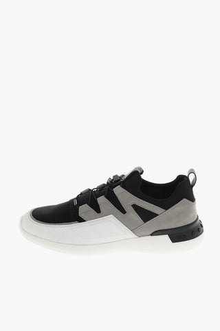 Leather and fabric Sneakers