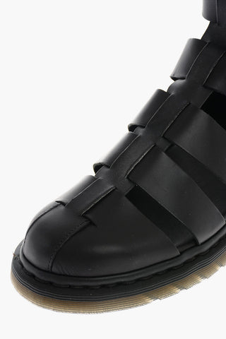 leather GERALDO Gladiator boots