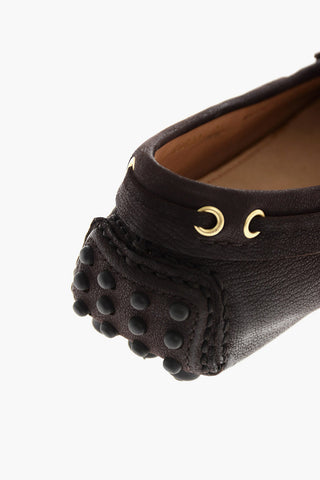 leather boat deck shoes