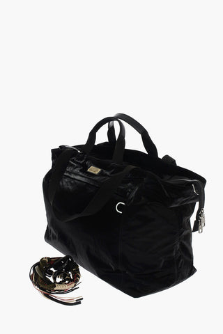 Waxed Textile Weekend Bag