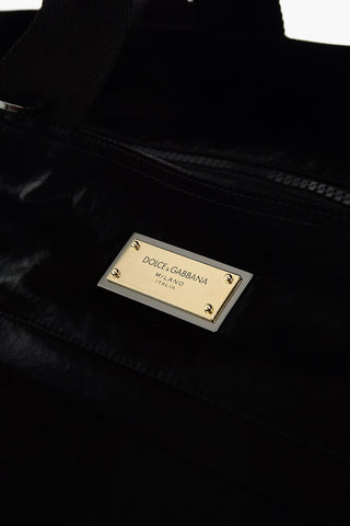 Waxed Textile Weekend Bag