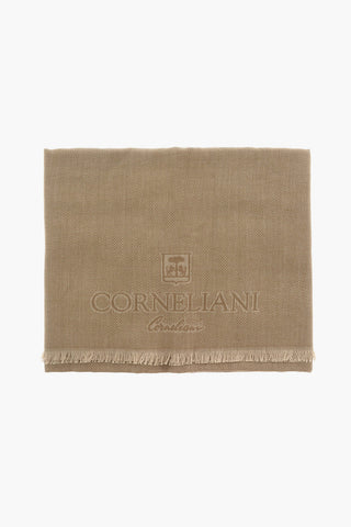 Herringbone Motif Cotton Foulard