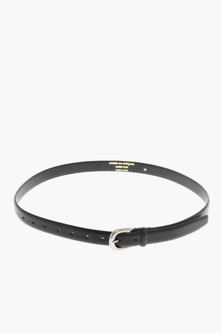 HOMME PLUS Cintura Slim in Pelle Martellata