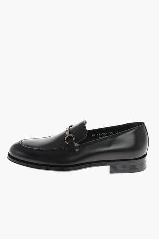 Leather Bit loafers