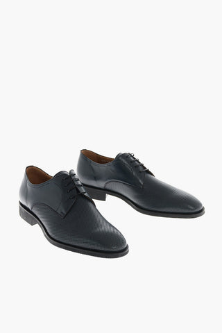 Laser Cut Leather Derby shoes