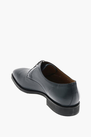 Laser Cut Leather Derby shoes