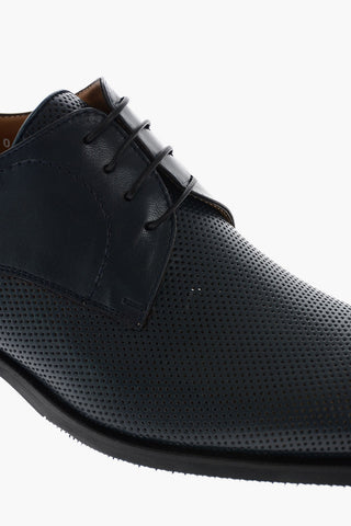 Laser Cut Leather Derby shoes