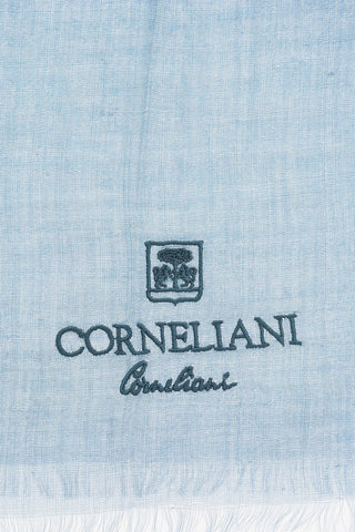 Foulard in Cashmere con Ricamo Logo