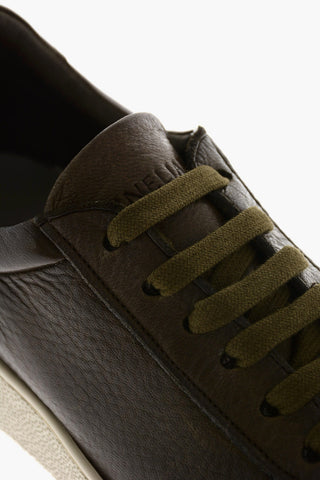 Lace-Up Deerskin Sneakers
