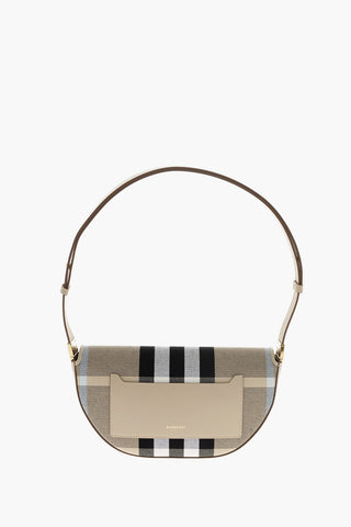 Checked Cotton OLYMPIA Hobo Bag