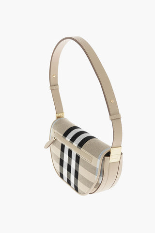 Checked Cotton OLYMPIA Hobo Bag