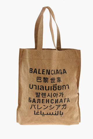 Crumpled Effect Paper Tote Bag