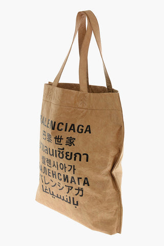 Crumpled Effect Paper Tote Bag