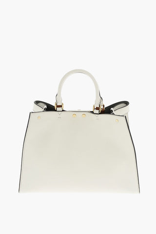 Leather PEKABOO X Double Handle Tote Bag
