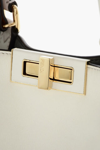 Leather PEKABOO X Double Handle Tote Bag