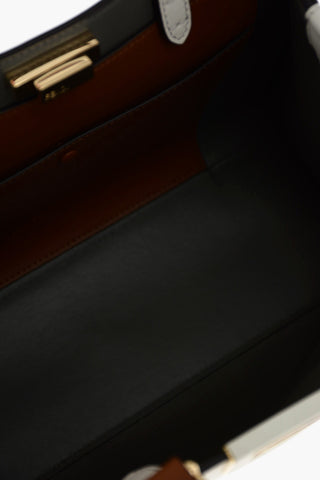 Leather PEKABOO X Double Handle Tote Bag