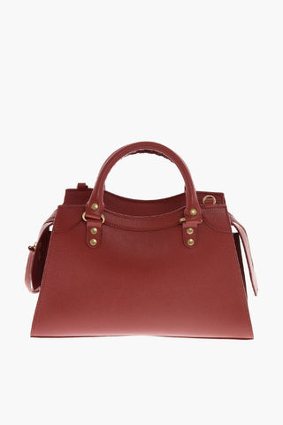 Leather Tote Bag NEO CLASSIC CITY SMALL with Removable Shoulder Strap
