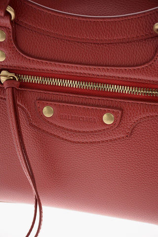 Leather Tote Bag NEO CLASSIC CITY SMALL with Removable Shoulder Strap