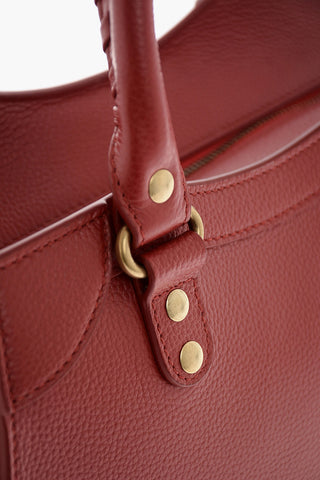 Leather Tote Bag NEO CLASSIC CITY SMALL with Removable Shoulder Strap