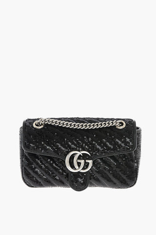 Borsa a Spalla GG MARMONT in Paillettes