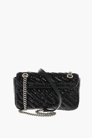 Borsa a Spalla GG MARMONT in Paillettes