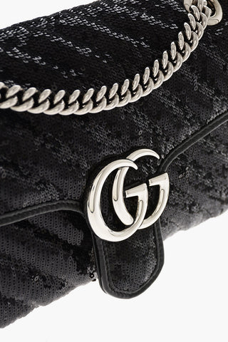 Borsa a Spalla GG MARMONT in Paillettes