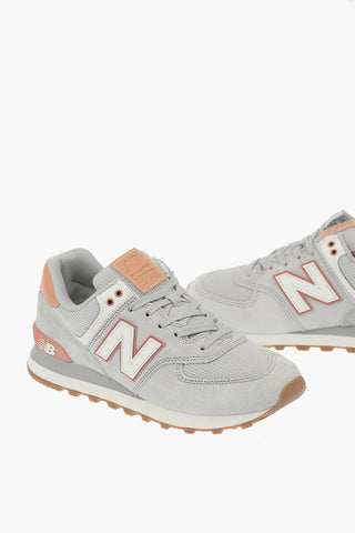 leather and Fabric 574 Sneakers
