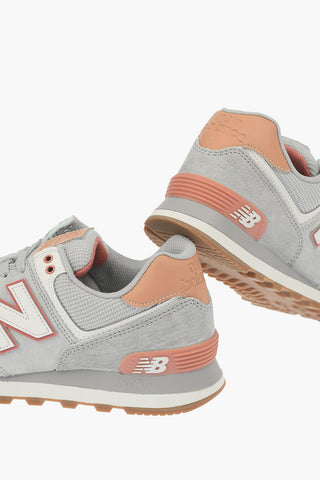 leather and Fabric 574 Sneakers