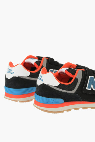 Sneakers 574 in Pelle Scamosciata e Tessuto