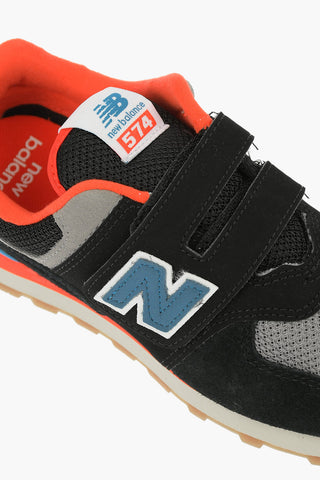 Sneakers 574 in Pelle Scamosciata e Tessuto