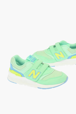 Fabric and Faux Leather 997H sneakers