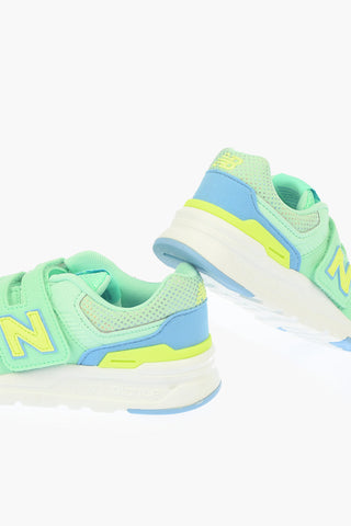 Fabric and Faux Leather 997H sneakers