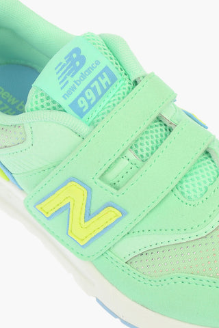 Fabric and Faux Leather 997H sneakers