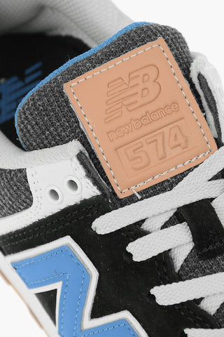 Sneakers 574 in Pelle Scamosciata e Tessuto