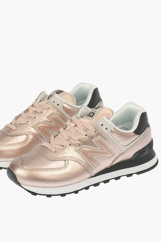 Sneakers 574 aus laminiertem Leder