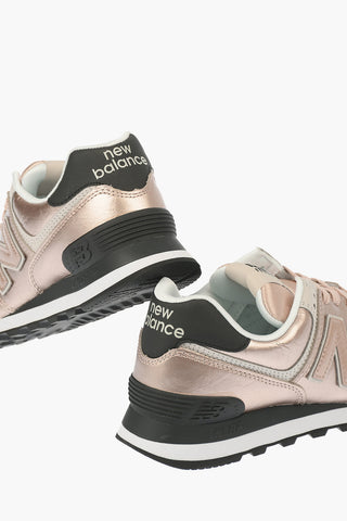 Sneakers 574 aus laminiertem Leder