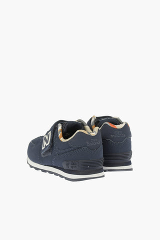Faux Leather 574 Sneakers