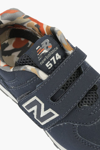 Faux Leather 574 Sneakers