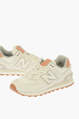 Suede Leather and Fabric 574 Sneakers