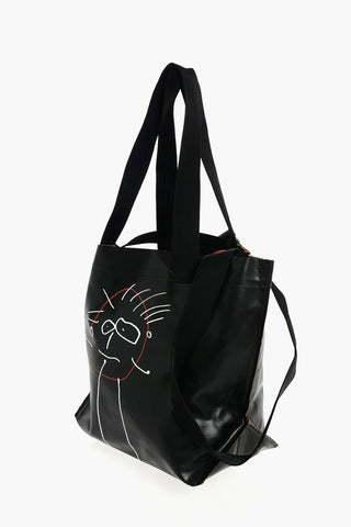 Borsa Tote KASTROL in Nappa Stampata 