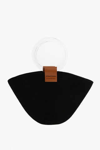 Borsa Secchiello in Canvas Intrecciato 