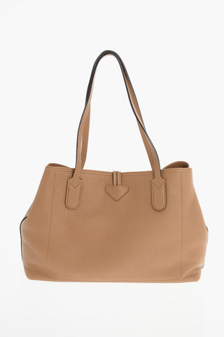 Leather ROSEAU Double Handle Tote Bag