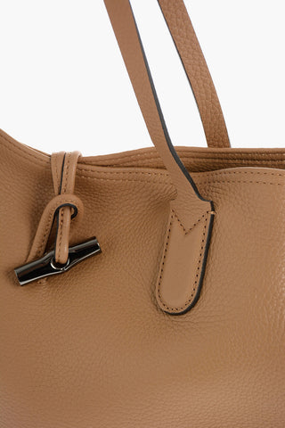 Leather ROSEAU Double Handle Tote Bag