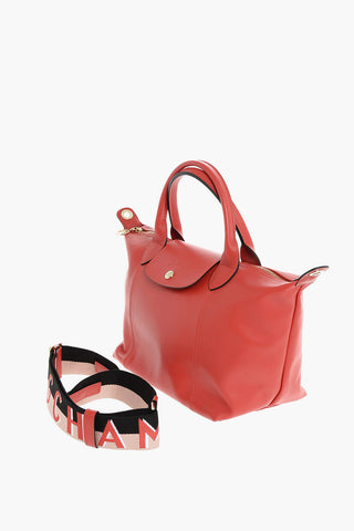 Leather Tote Bag LE PLIAGE with Removable Shoulder Strap